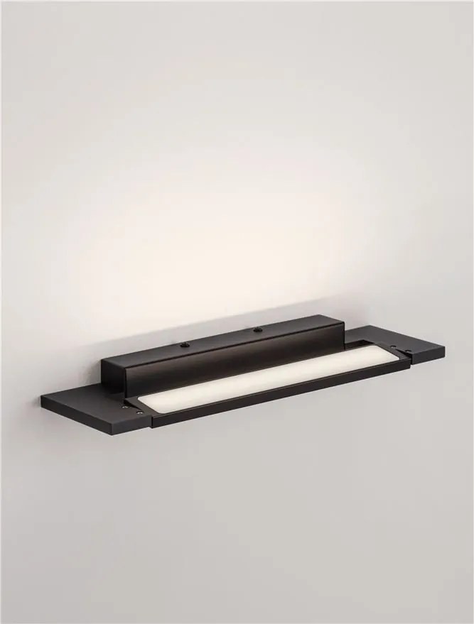 Aplica de perete LED baie IP44 LIVO negru