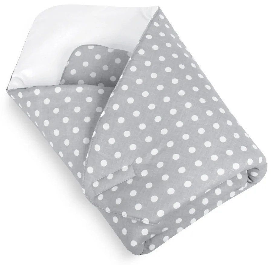 Bellatex Înveliș pentru copii cu buline gri , 75 x75 cm