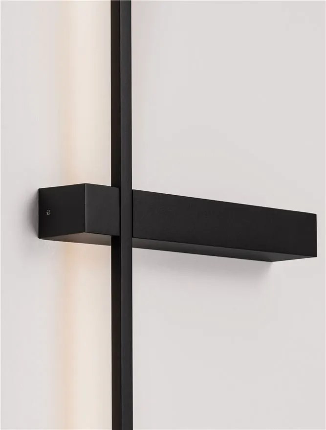 Aplica ambientala LED CCT DANESSA negru 73cm