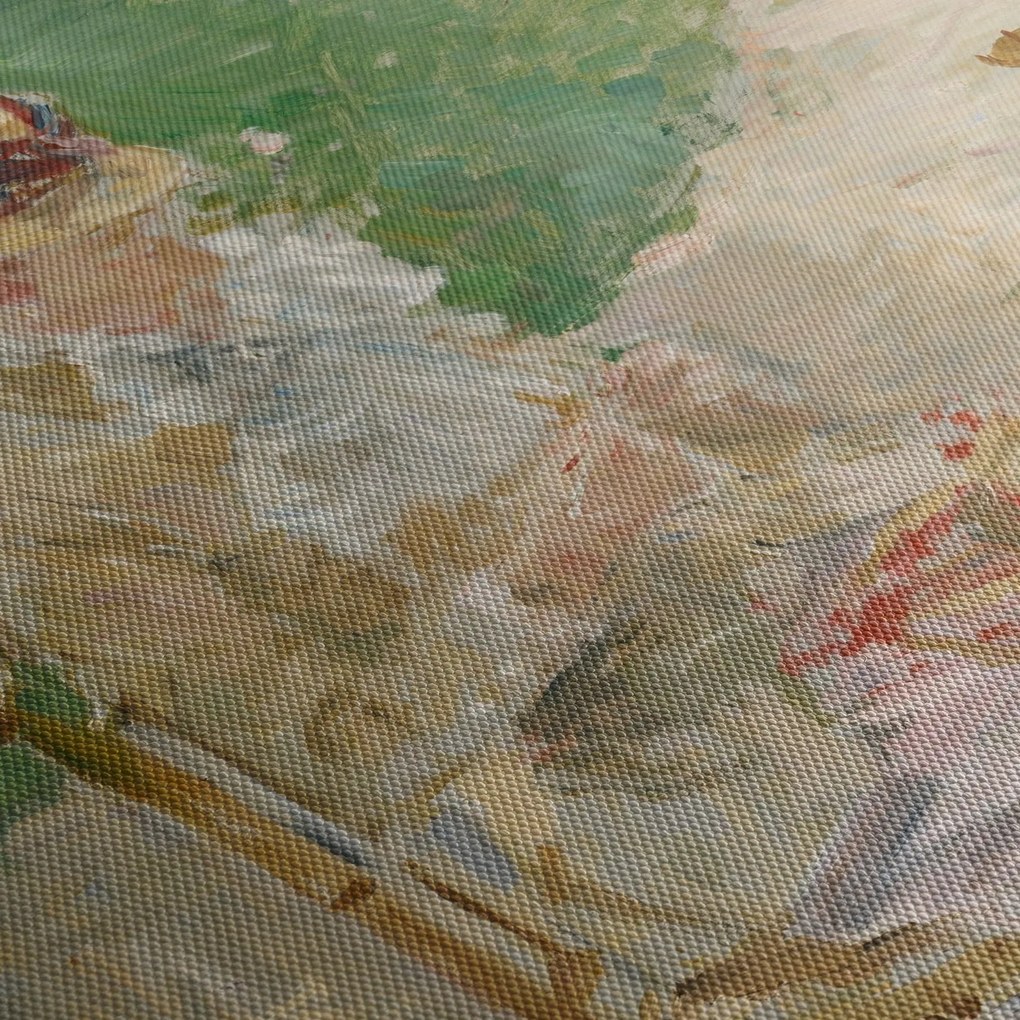 Tablou - Berthe Morisot, Young Woman Knitting, reproducere (120x50 cm)