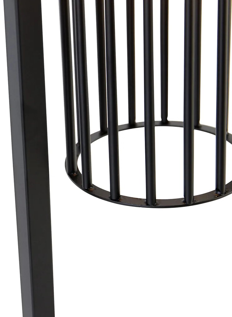 Lampă de masă inteligentă modernă neagră incl. Wifi ST64 - Balenco Wazo