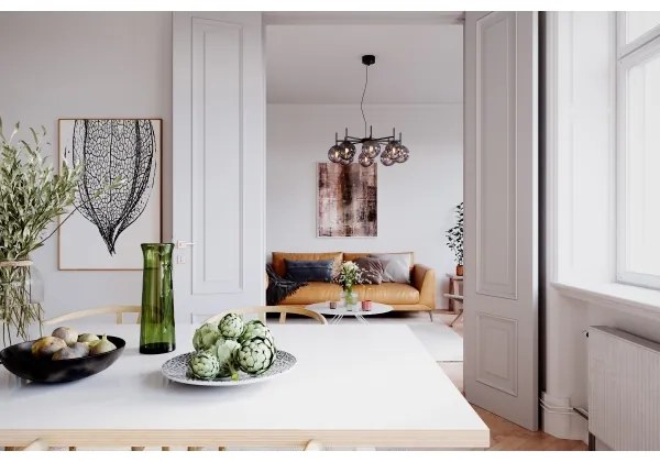 Lustră pe cablu ByRydens 4202030-4505 BOYLE 8xE27/5W/230V