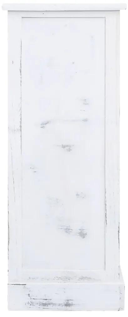 Dulap cu sertare, alb, 60x30x75 cm, lemn
