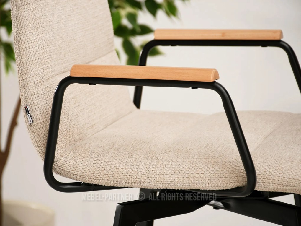 Scaun Henrich (crem + negru). 1110627
