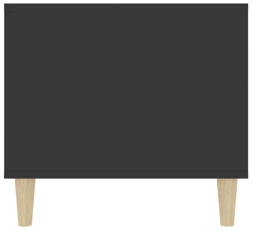 Masuta de cafea, negru, 90x49x45 cm, lemn compozit 1, Negru