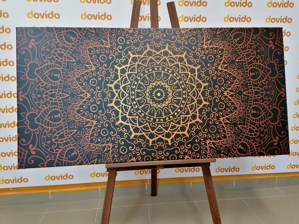 Tablou vintage Mandala în stil indian