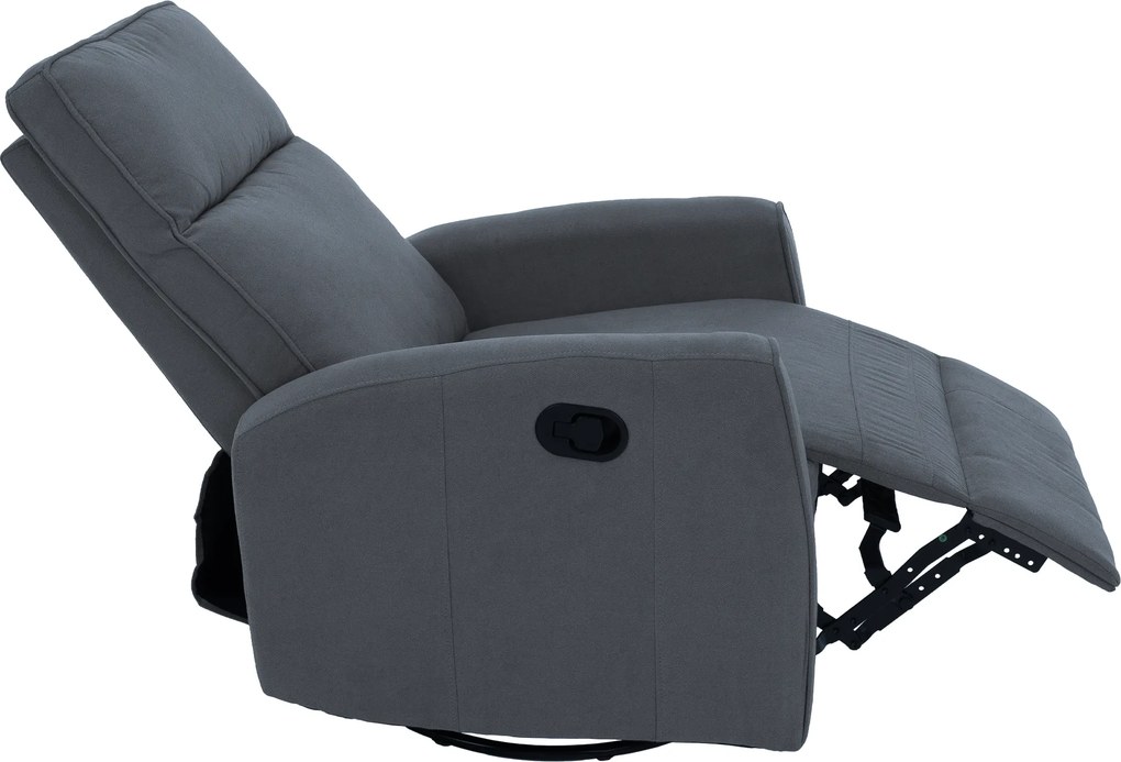 Fotoliu rotativ de relaxare, gri, MEKENZI