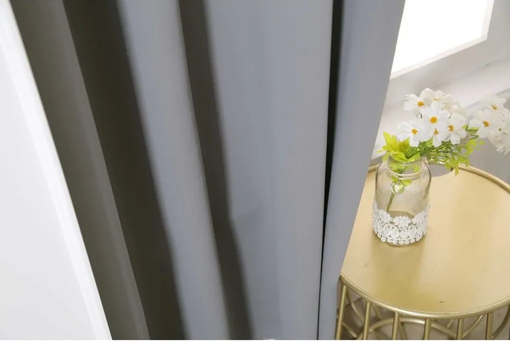 Draperie OXFORD gri deschis 140x270 cm Agatat: Rejansa