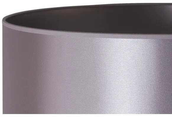 Lampă de masă Duolla CANNES 1xE14/15W/230V d. 20 cm argintiu/negru