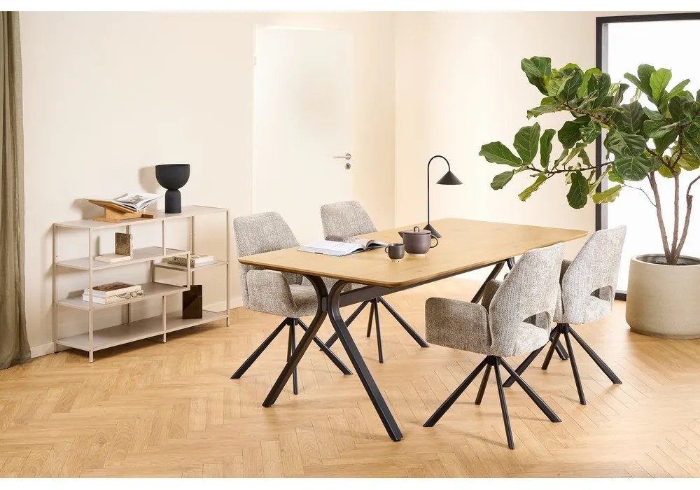 Bibliotecă gri 114x78x35 cm Seaford – Actona