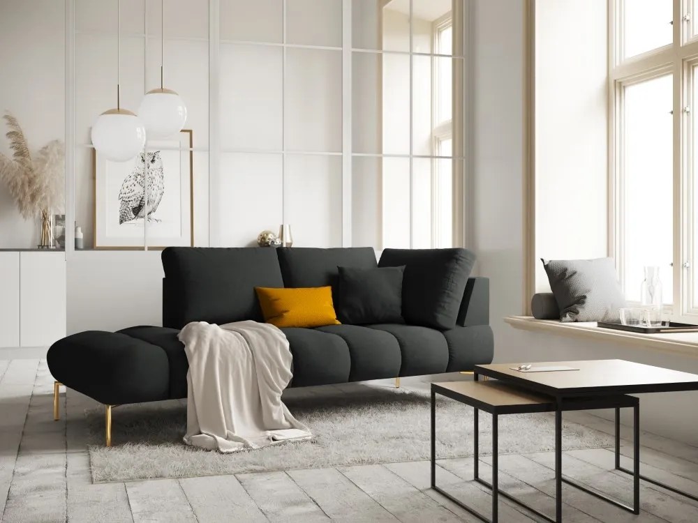 Sezlong Hasting 2 locuri catifea H75 cm