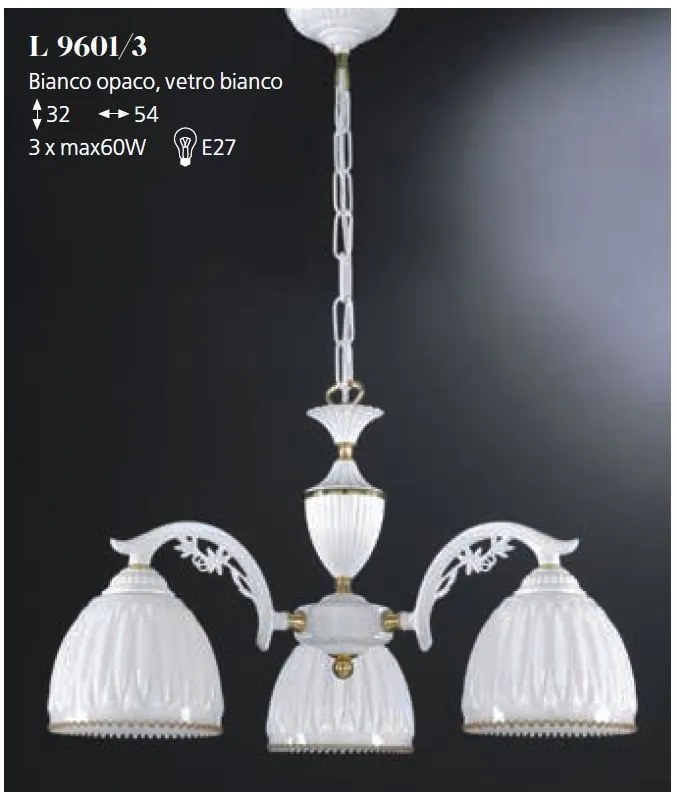Candelabru clasic cu 3 brate design italian 9601