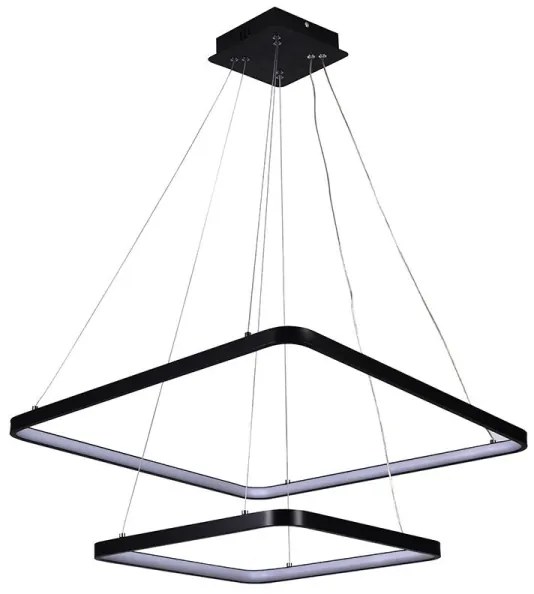 Lustră LED dimabilă pe cablu LED/90W/230V 3000-6500K + telecomandă