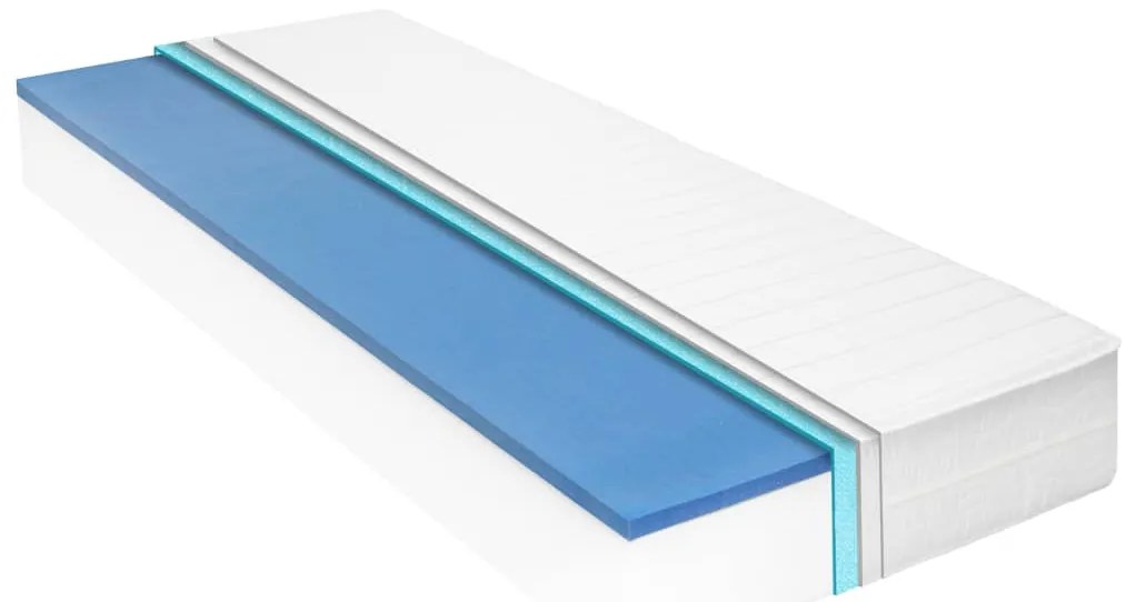 vidaXL Saltea, 140x200 cm, spumă cu memorie Visco, 18 cm H2