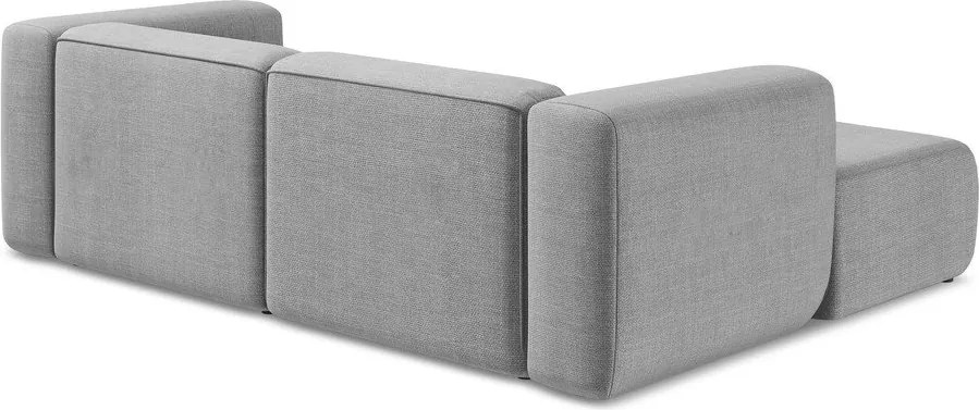 Colțar gri deschis (cu colț pe partea stângă/cu șezlong) Ekahi – Makamii