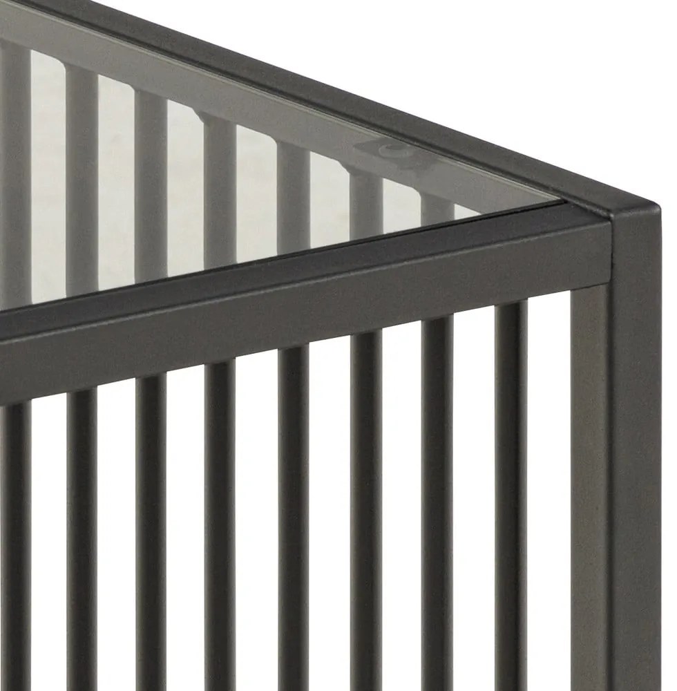 Măsuță auxiliară cu blat din sticlă 40x40 cm Strington – Actona