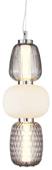 Lustră LED pe cablu CARO LED/28W/230V crom