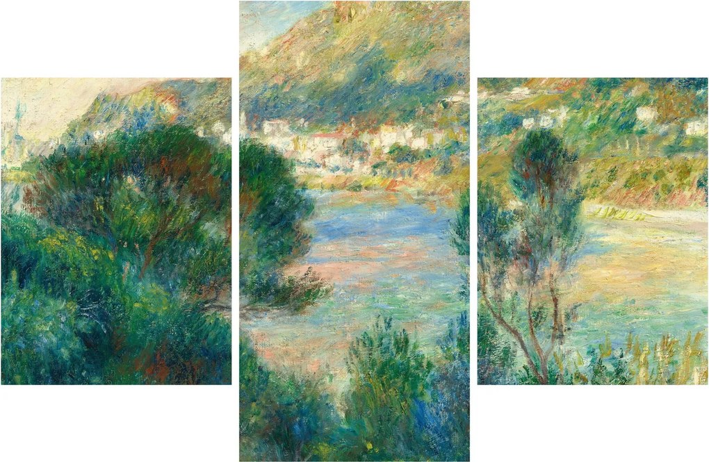 Tablou - Auguste Renoir, View of Monte Carlo from Cap Martin, reproducere (90x60 cm)