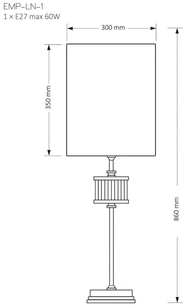 Veioza eleganta design modern EMPOLI