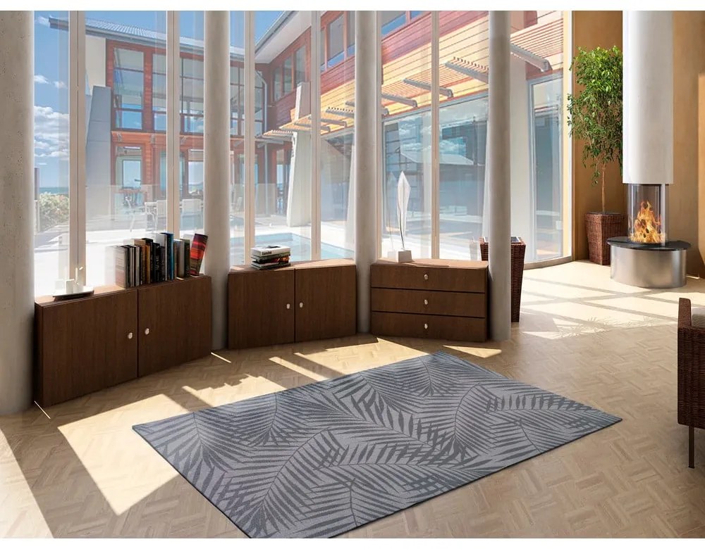 Covor de exterior Universal Palm, 160 x 230 cm, gri