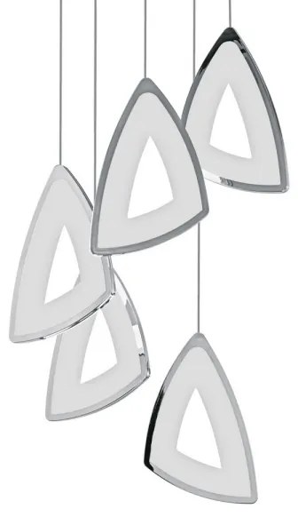 Eglo 95219 - Lustră LED AMONDE, 5 x 6 W, 230 V