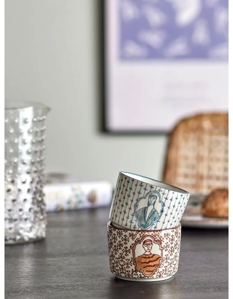 Boluri mici crem 2 buc. din gresie 230 ml Tonia – Bloomingville