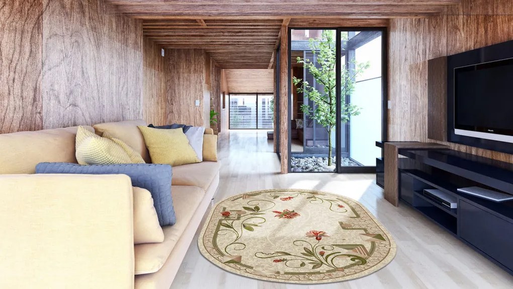 Covor Modern Lotos 587 Oval