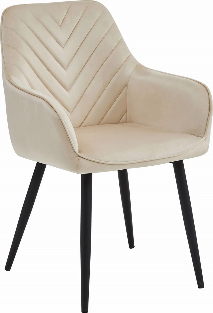 Scaun Bucatarie/Dining Nigmo Catifea Bej