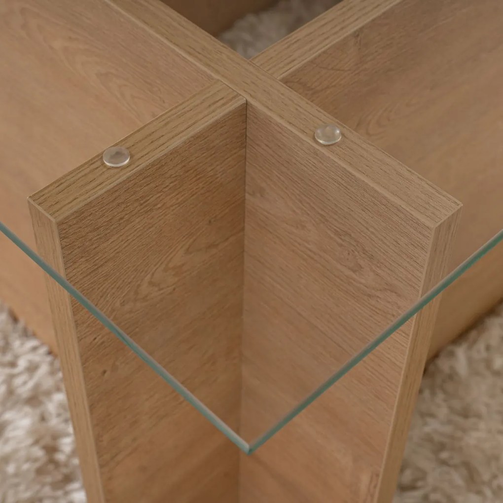 Măsuță de conferință Vetrino Honey Oak