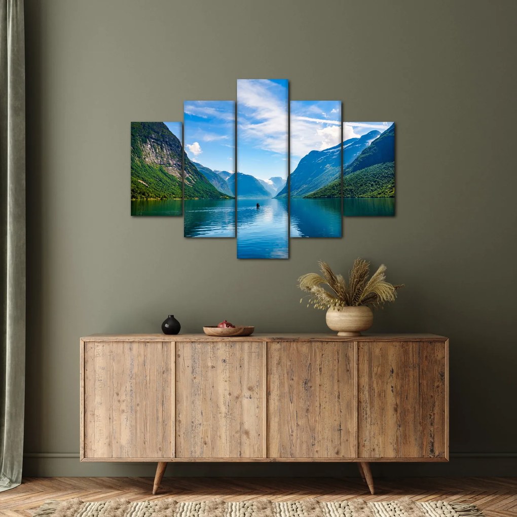 Tablou - Lacul Lovatnet (150x105 cm)