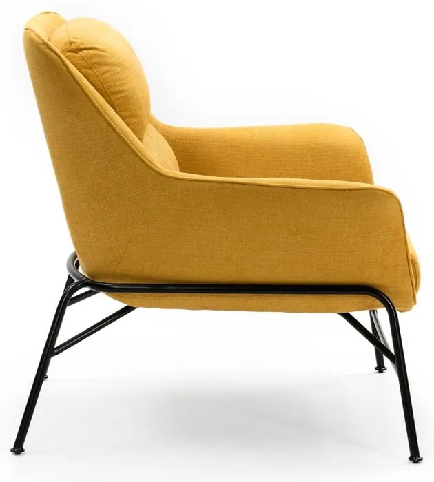 Fotoliu Teulat Sadira, galben