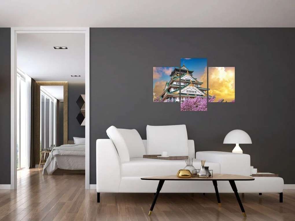 Tablou - Castelul Osaka (90x60 cm)