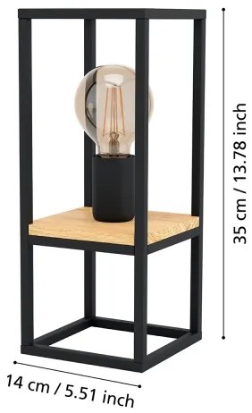 Lampă de masă LIBERTAD 1xE27/40W/230V Eglo 99797
