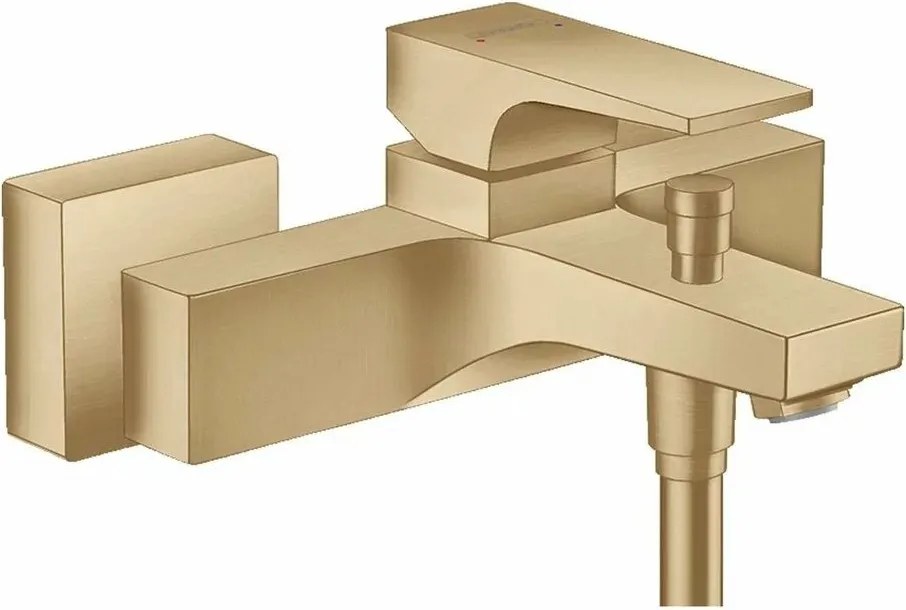 Baterie cada - dus Hansgrohe Metropol bronz periat 18 cm