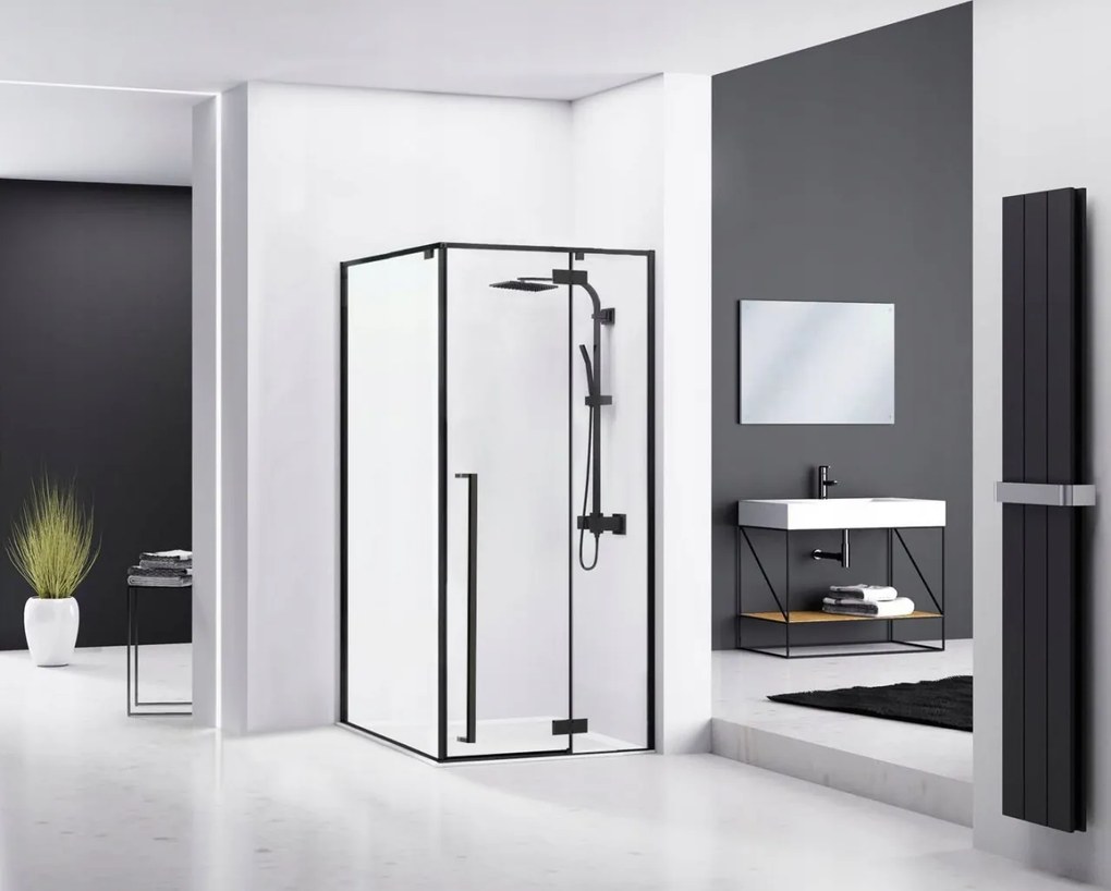Cabina de dus Fargo 90x90 Black Mat