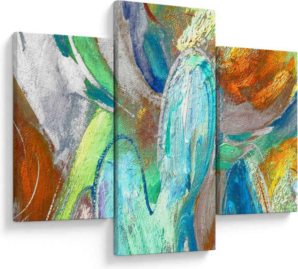 Tablou - Abstract colorat (90x60 cm)