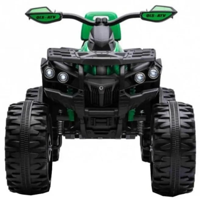 ATV Electric cu acumulator pentru copii NOVOKIDS™ PowerQuad PRO , Cu melodii si lumini, Lungime 103 cm, 3-8 ani , Max 35 kg , Roti EVA, 12V, 4