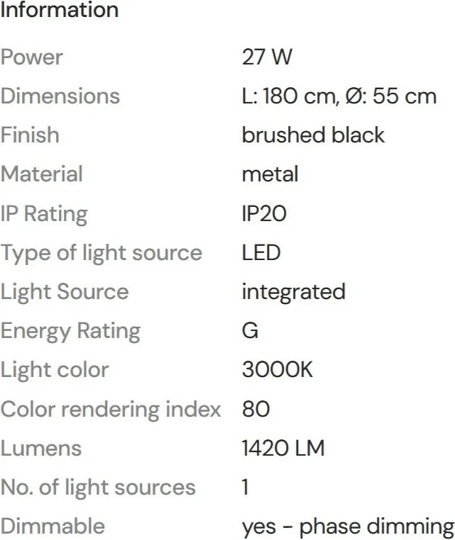 Lustra LED design circular Cayenne 60cm