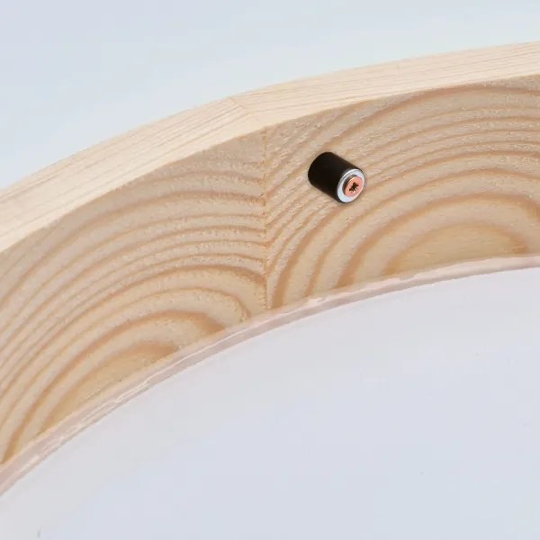 Plafonieră NATURAL SLIM 1xE27/60W/230V ø 27 cm pin