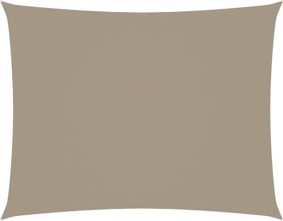 vidaXL Parasolar din țesătură oxford, gri taupe, 2,5x3,5 m, dreptunghiular