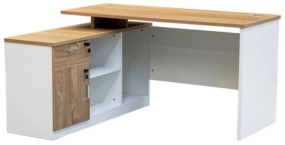 BIROU AMALFI, 140X120X75 CM, CULOARE ARTAR, MFC