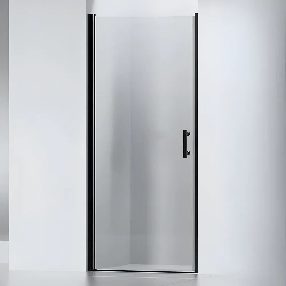 Madeira 90 Negru Ușă de duș, 190cm, 6mm