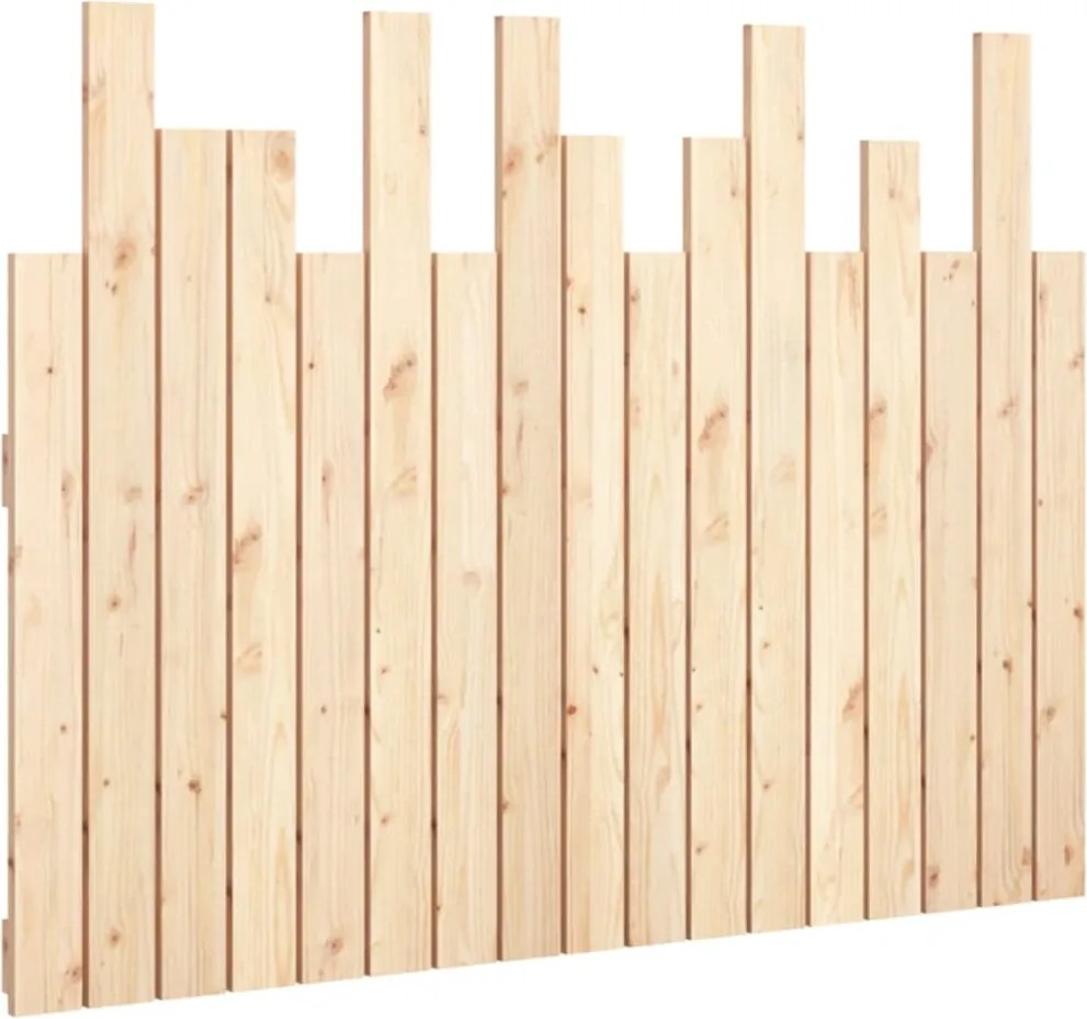 vidaXL Tăblie de pat pentru perete, 108x3x80 cm, lemn masiv de pin