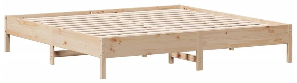842682 vidaXL Cadru de pat, 200x200 cm, lemn masiv de pin