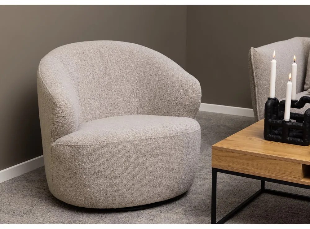 Fotoliu bej Westport – Actona