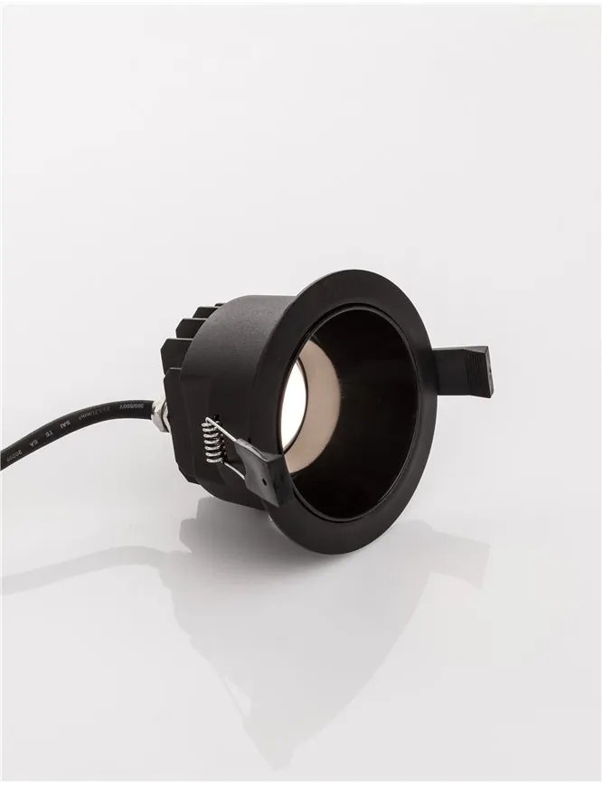 Spot LED incastrabil tavan fals / plafon CARPO negru
