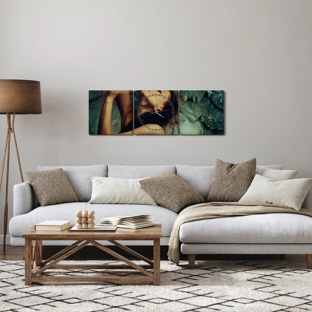 Tablou - Muza (cu ceas) (90x30 cm)