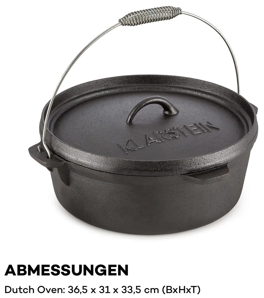 HOTROD 60, negru, vas de fontă, vas barbeque 6 QT / 45,7, fontă