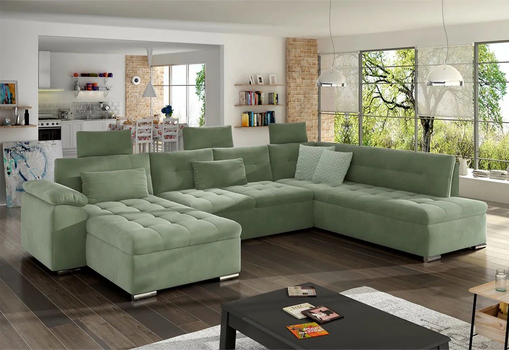 Supermobel Canapea in forma de U PRESTO, 350x101x205, Zetta 291/Zetta 293, dreapta
