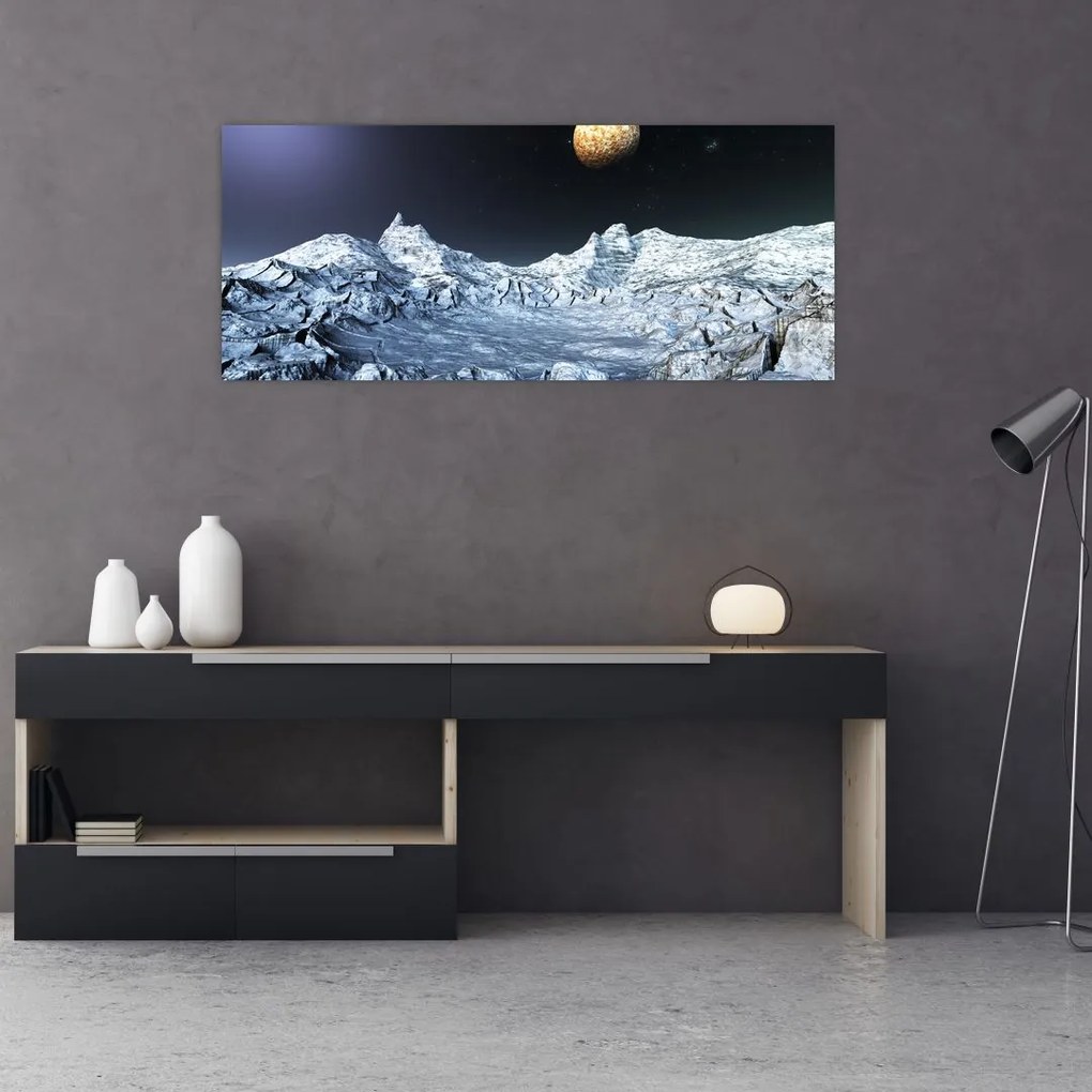 Tablou cu sat (120x50 cm)